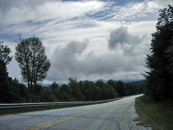 On the road to Bristol, New Hampshire