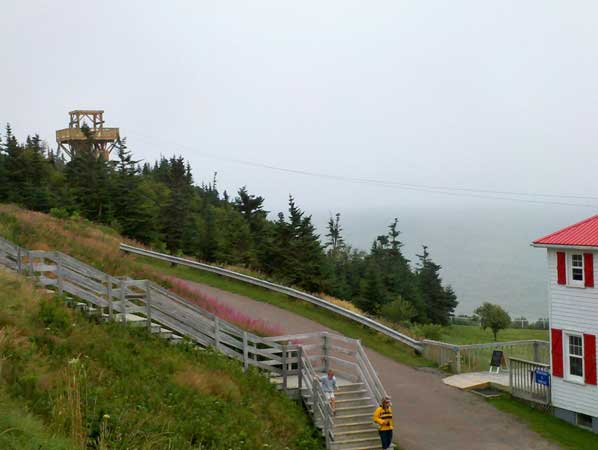 Cape Enrage zip line tower