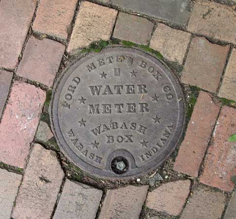 Water meter cover all the way from Wabash, Indiana