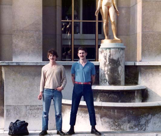 Tom Jackman and Martin Parnell, Paris, 1980