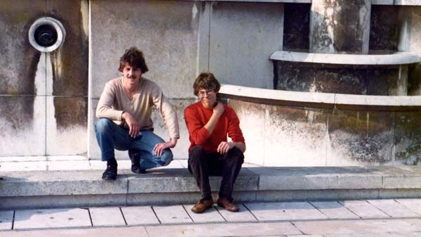Tom Jackman and myself, Paris 1980