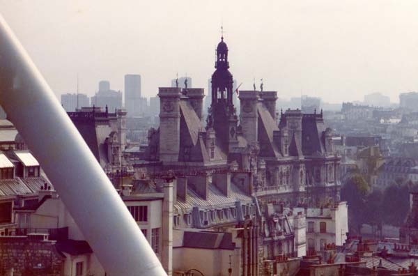 Rooftops from the Pompidou Center