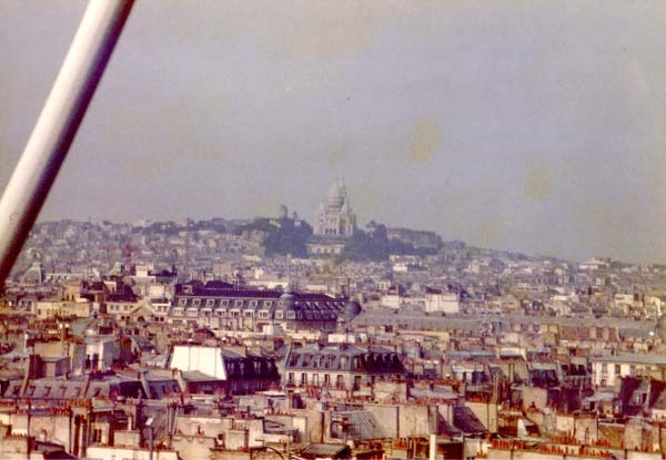 Sacre Coeur from the Pompidou Center
