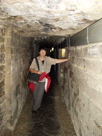 Patty in the Catacombs
