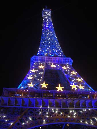 Eiffel Tower at night