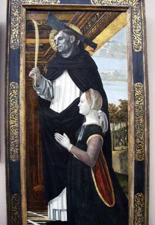 St. Peter Martyr and a kneeling donor