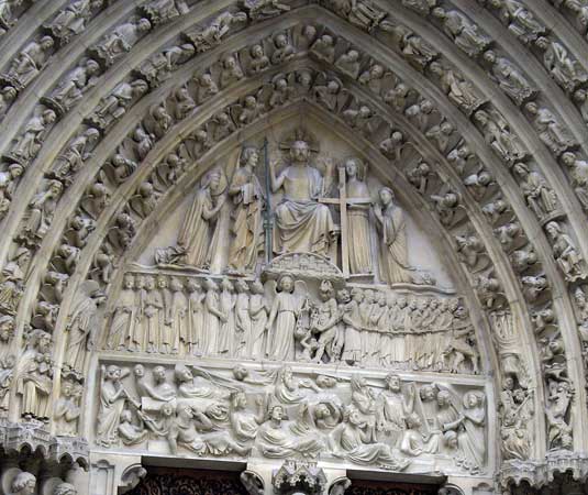 Notre Dame door detail