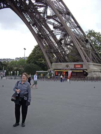 Patty at the Eiffel Tower