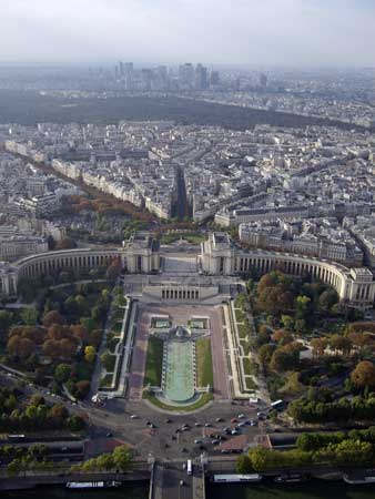 Palais de Chaillot from the Eiffel Tower