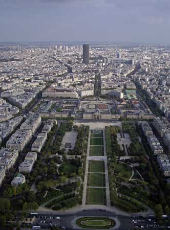 View from the Eiffel Tower