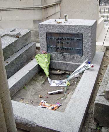 Grave of Jim Morrison