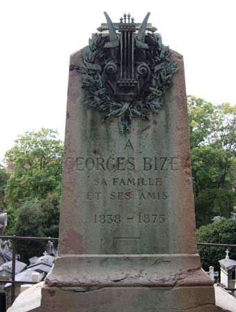 Resting place of Georges Bizet