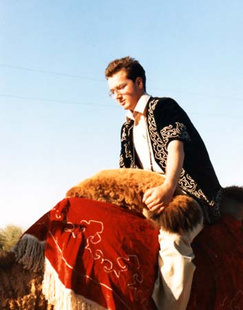 Andy Panteli camel riding