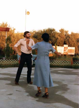 Dancing at Tamerlanovka