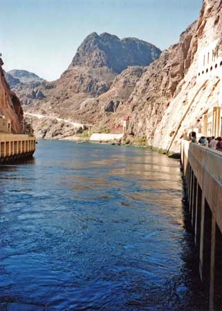 Hoover Dam - spillway