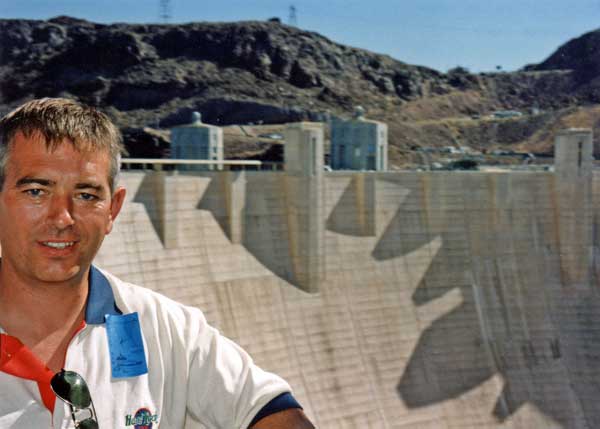 Mike at Hoover Dam