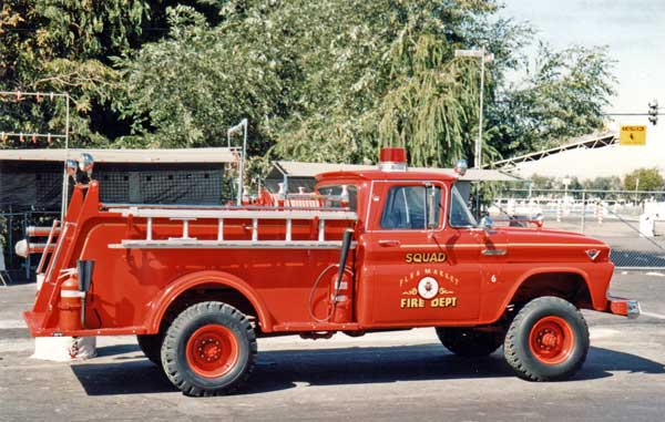 San Jose flea market fire truck