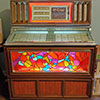Our 1971 AMI/Rowe MM5 Presidential jukebox all lit up