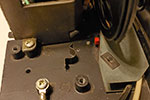 This component is common to all Instant Movie projectors I have seen, This one is in an 800 model and it provides a positive feel to turning the on/off knob.