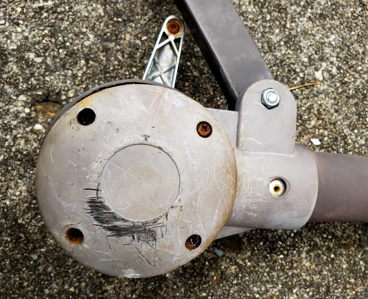 The umbrella winder face plate