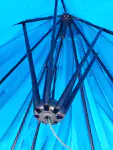 Threading the new umbrella cord