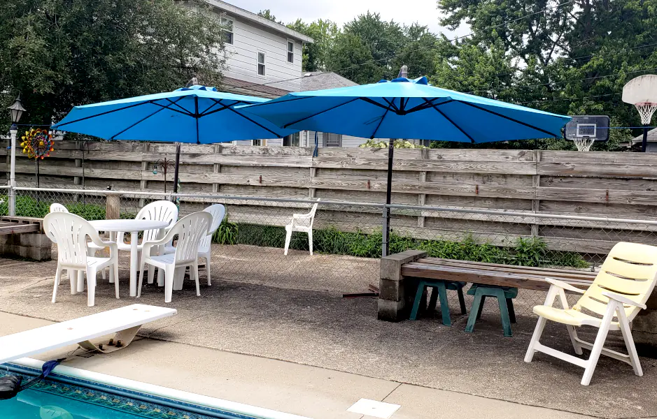 Toucan patio umbrellas