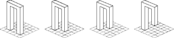 Building an impossible arch