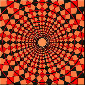 Colour Spiral or Concentric Circles