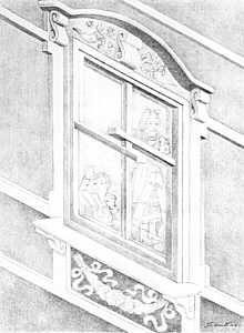 Children Looking Out of the Window