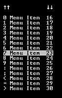 HMenu as a vertically scrolling menu