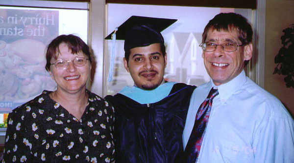 Patty, Mansour and myself - May 2004