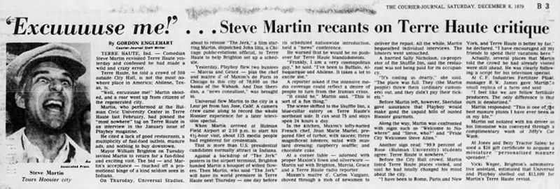 Clip from The Courier-Journal, Louisville, Kentucky of Saturday, December 8, 1979