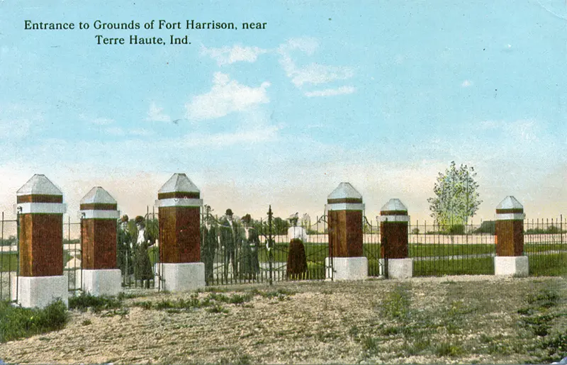 Entrance to Grounds of Fort Harrison, Terre Haute