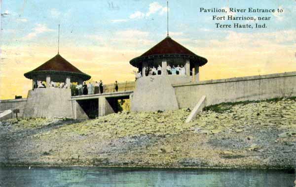 Pavilion, River Entrance to Fort Harrison, Terre Haute
