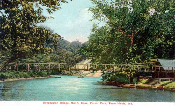 Suspension Bridge, Forest Park, Terre Haute
