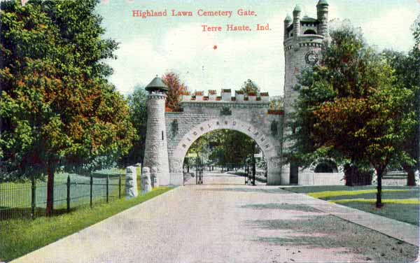 Highland Lawn Cemetery Gate, Terre Haute