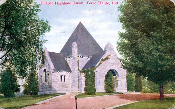Highland Lawn Cemetery Chapel, Terre Haute