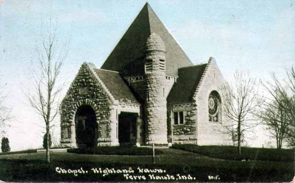 Highland Lawn Cemetery Chapel, Terre Haute
