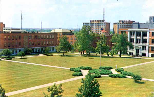 Campus Quadrangle, Indiana State College, Terre Haute