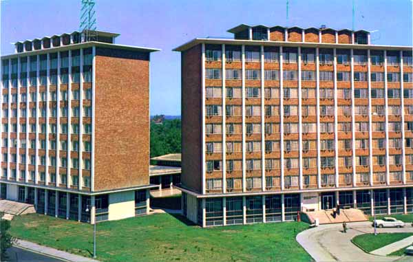 Gillum and Sandison Halls, Indiana State College, Terre Haute