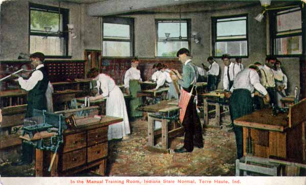Manual Training Room, Indiana State Normal School, Terre Haute
