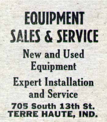 Equipment Sales & Service