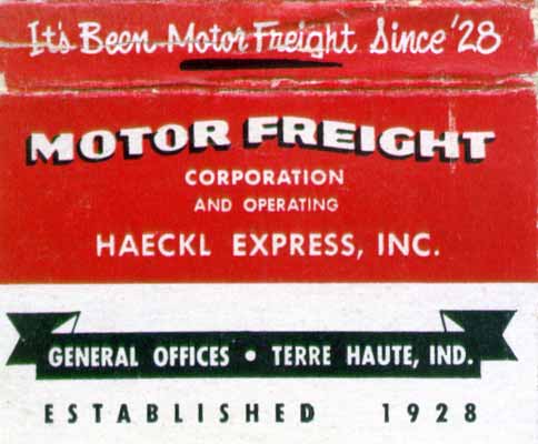 Haeckl Express Motor Freight, Terre Haute