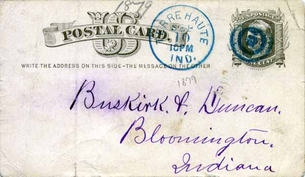 Early Postal Card