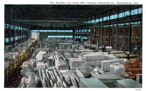 Hoadley Cut Stone Mill, Indiana Limestone Company, Bloomington