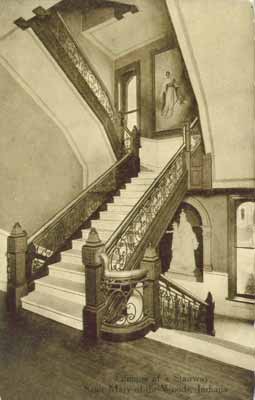 Stairway at St. Mary of the Woods College, Terre Haute