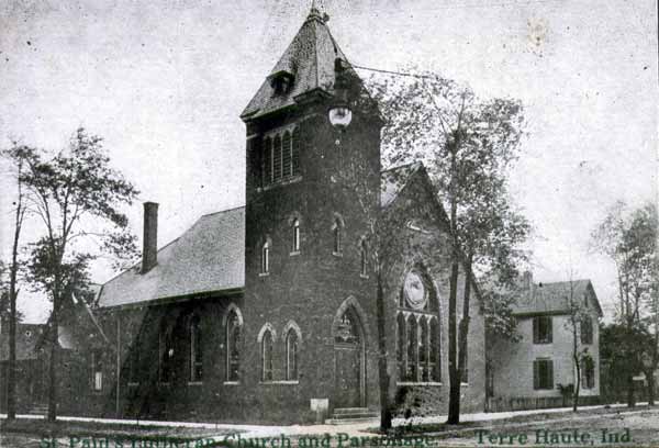 St. Paul's Lutheran Church and Parsonage, Terre Haute