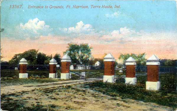 Entrance to Grounds of Fort Harrison, Terre Haute