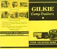 Gilkie Camp Trailers advertising leaflet