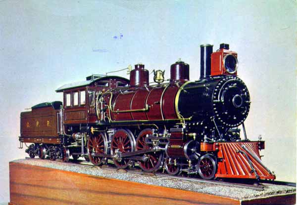 Model of six-coupled American locomotive built for the Terre Haute and Indianapolis Railroad, 1894